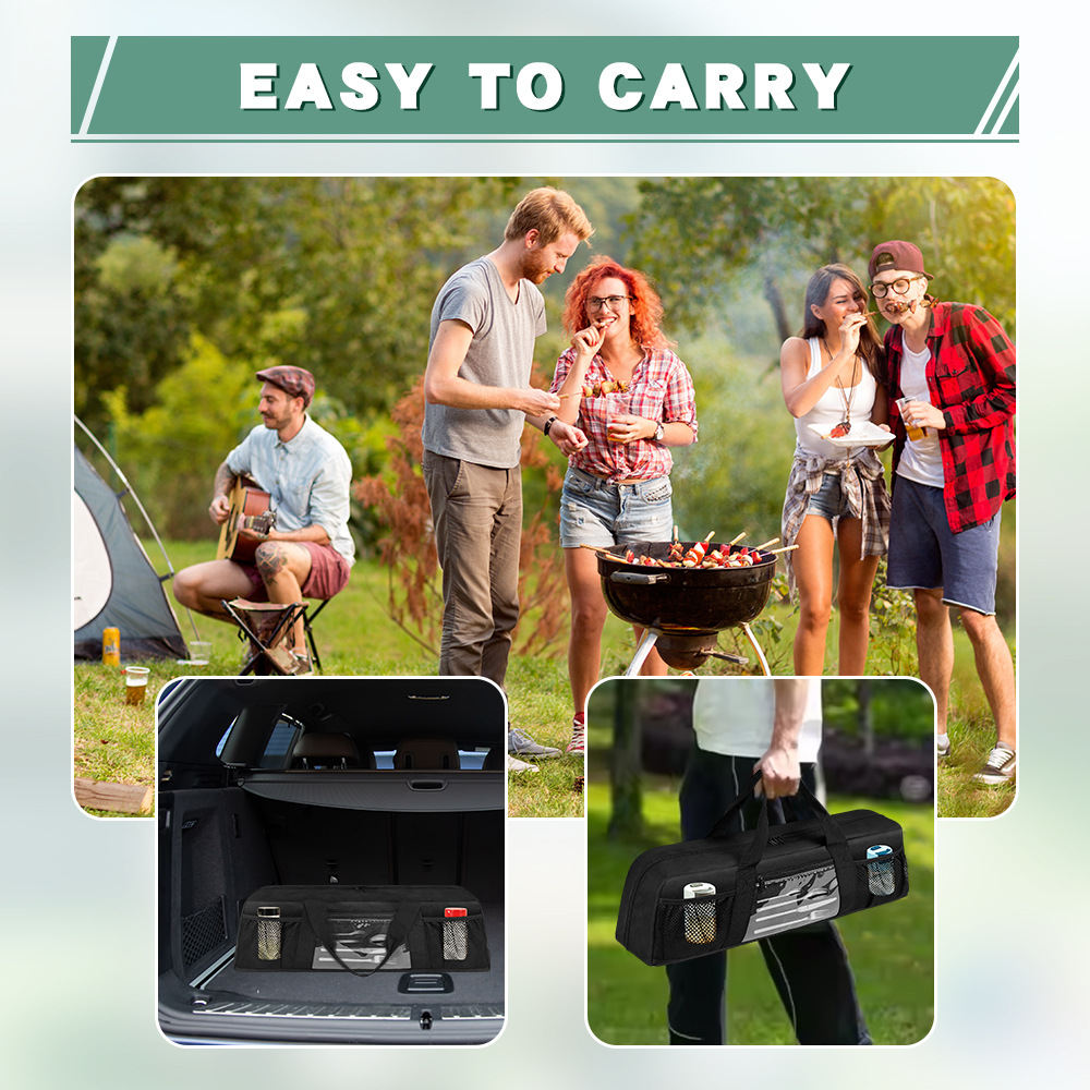 Camping Cooking Organizer - Портативный чехол для инструментов для гриля,