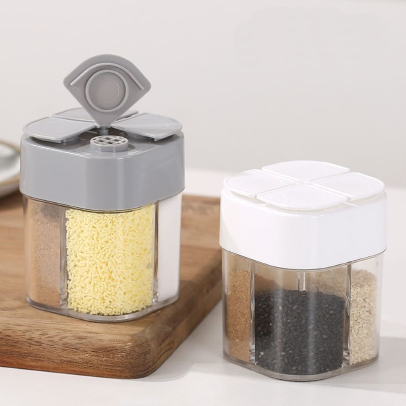 Camping Cooking Container - Прозрачный диспенсер для специй 4-в-1 с