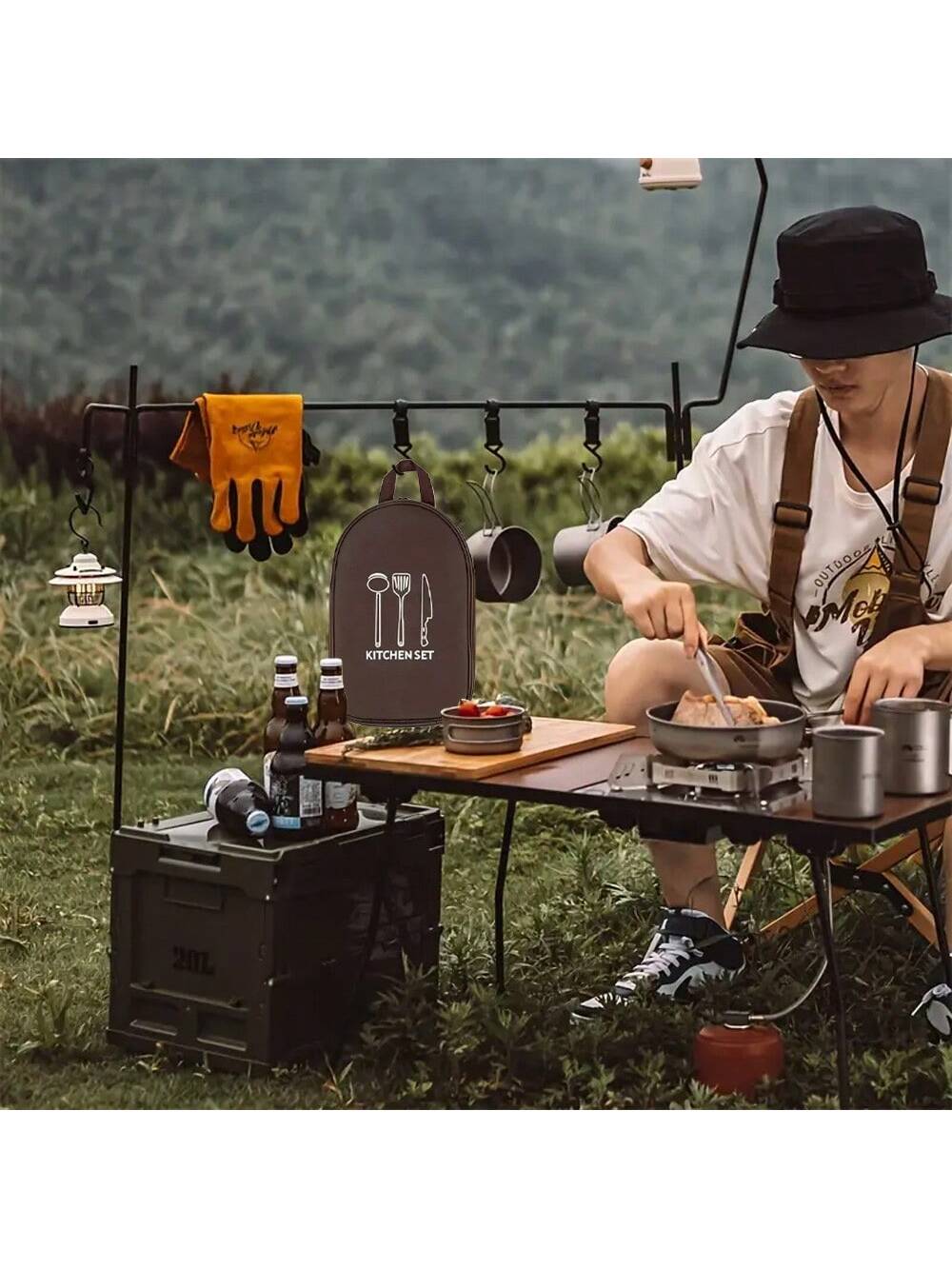 Сумка для хранения посуды для  – обзор и цена Camping Cooking Container