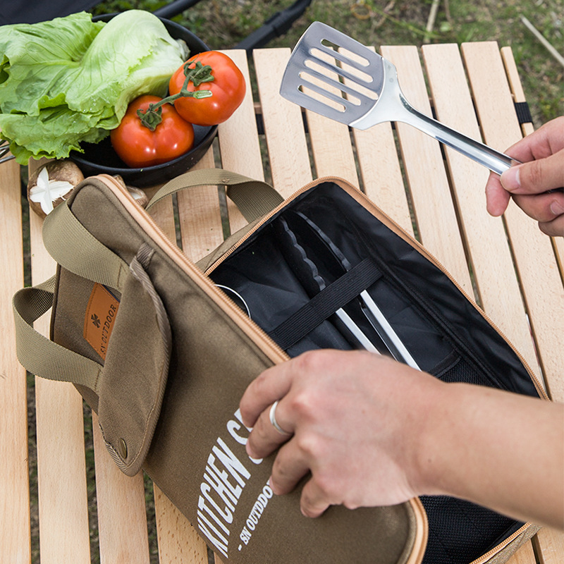 Набор походной кухонной утвари – обзор и цена Camping Cooking Organizer