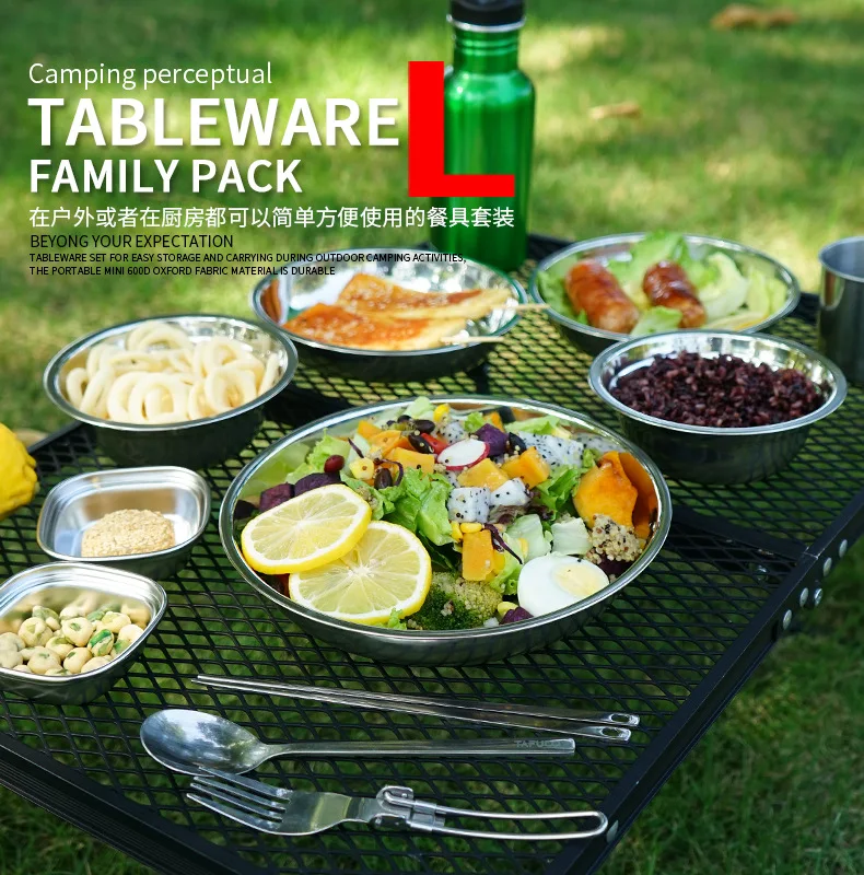 22-предметный портативный набо – обзор и цена Camping Cooking Dining Set