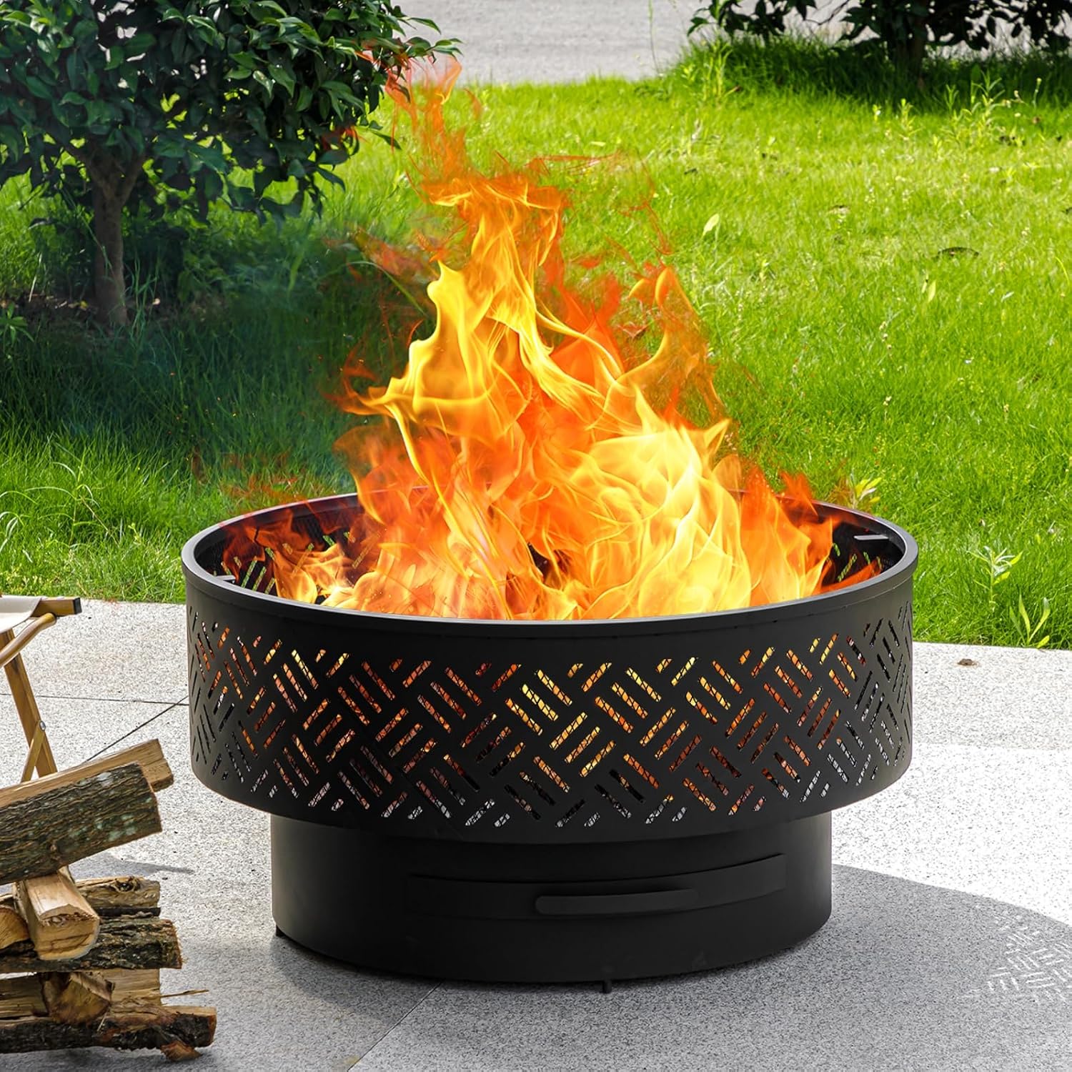 32-дюймовый круглый металличес – обзор и цена Camping Cooking Table